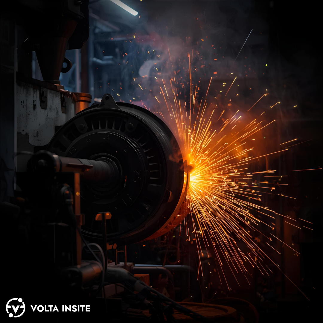 Overheating electric motor