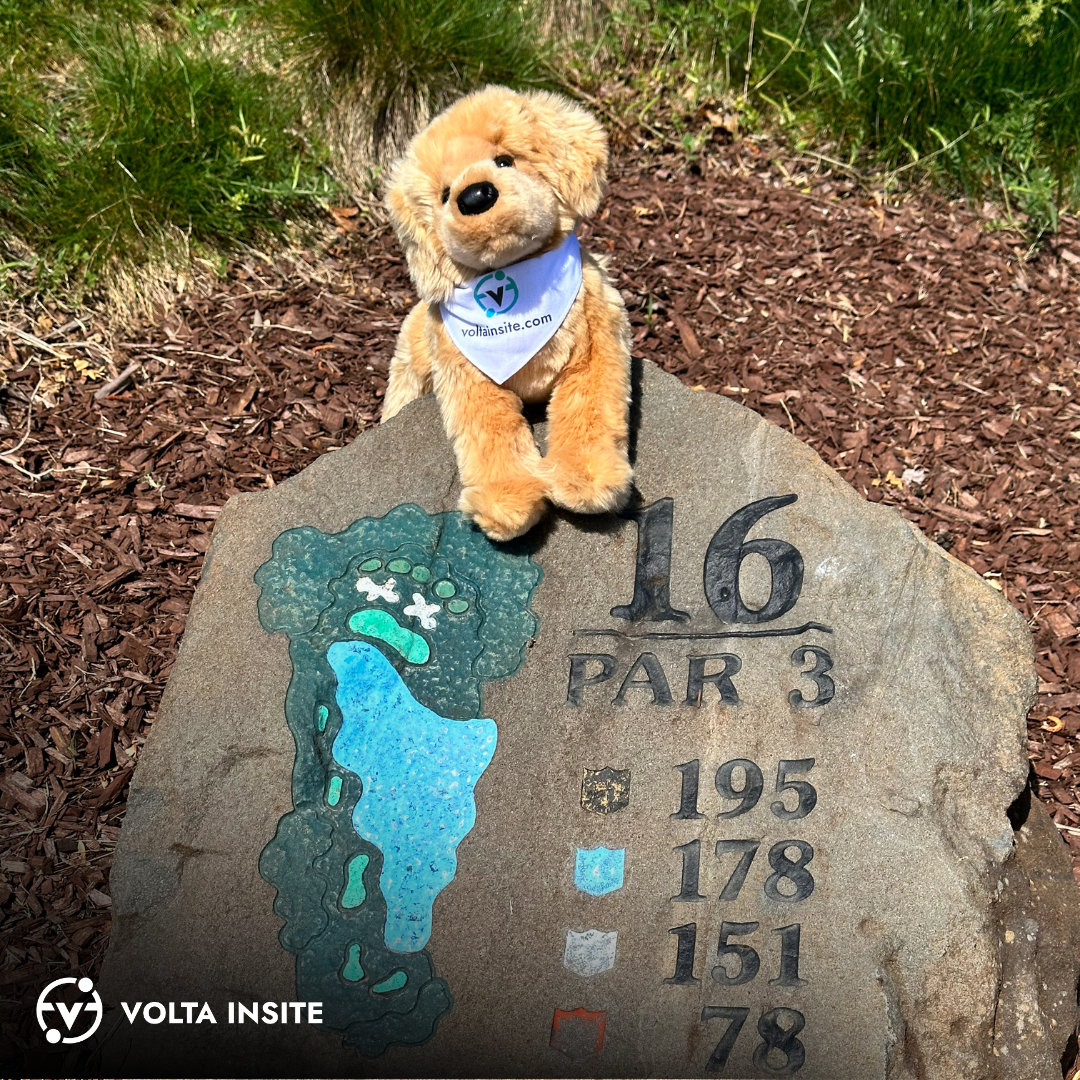 Maxwell at the 16th hole at the 2024 AFCOM NC 4th Annual Golf Outing